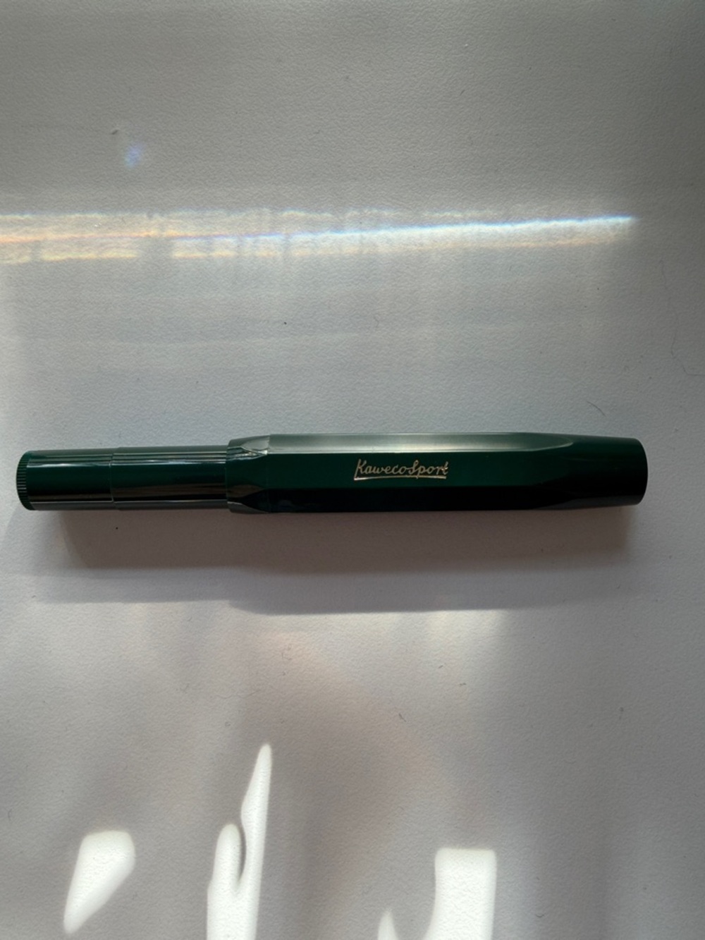 Kaweco Collection Sport Green Fountain Pen With Gold Nib BB Size